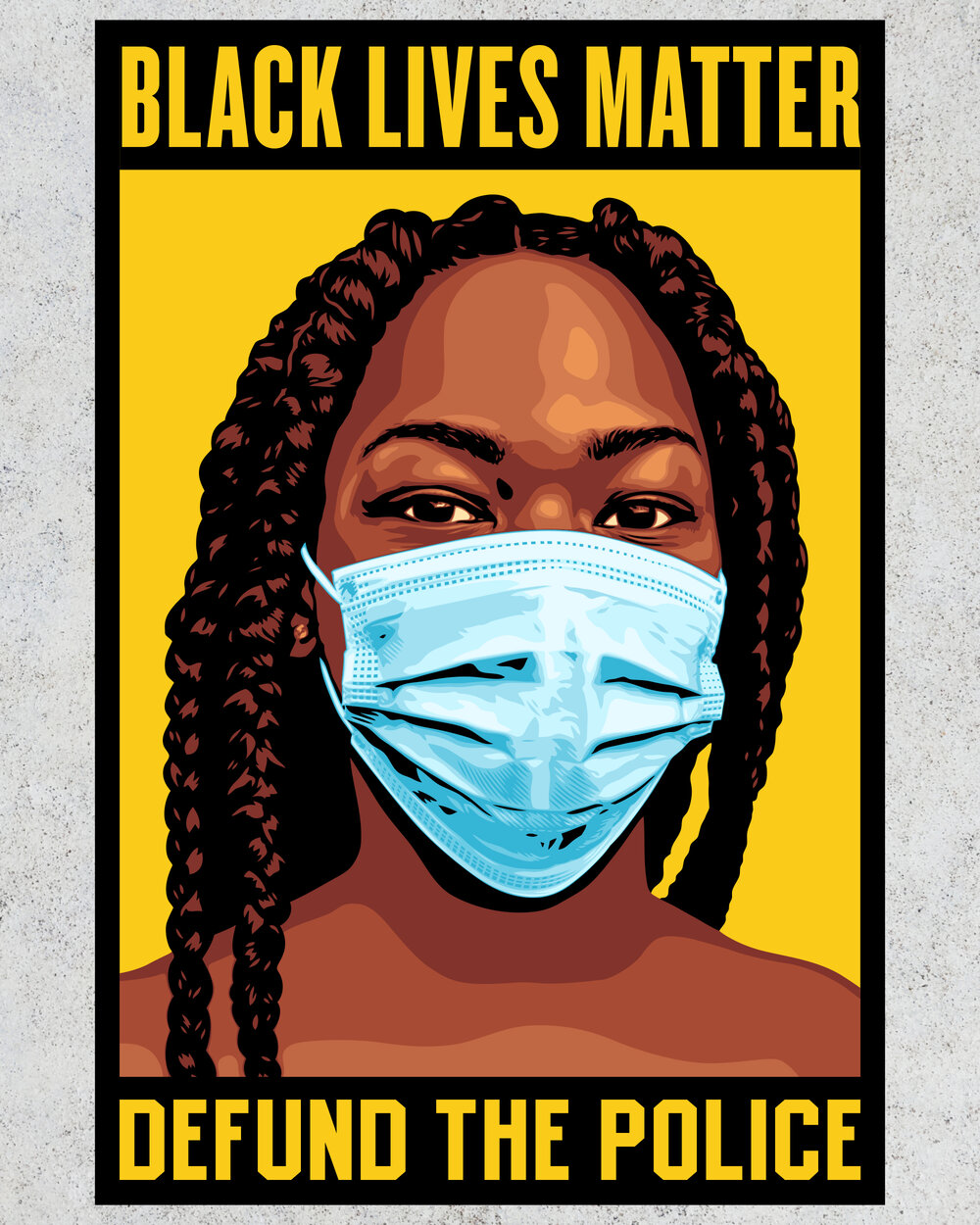 BLM Defund the Police Poster